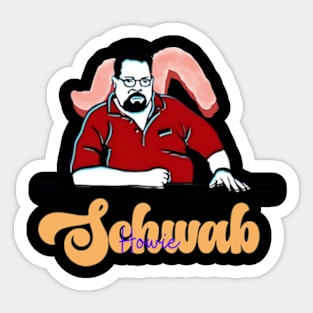 stump the schwab Sticker